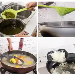 Розовый шумовка из пластика разных цветов, ложка-дуршлак