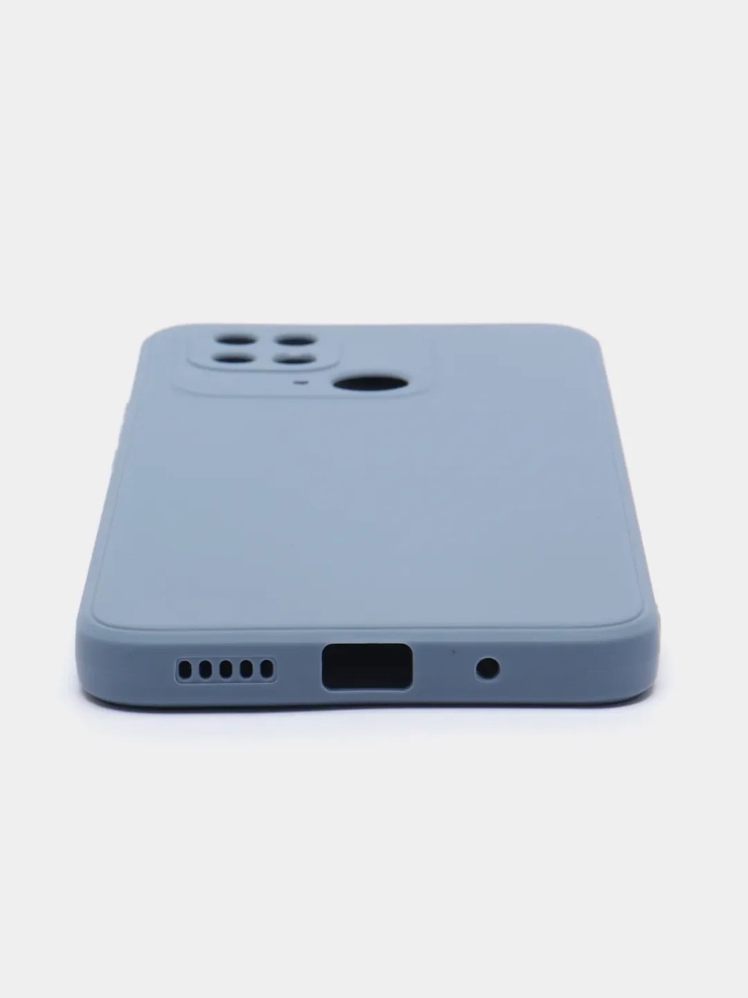 Серый меланж чехол для Xiaomi Redmi 10C, Redmi 10c NFC, Poco C40