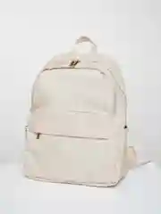 Белый женский рюкзак городской, школьный рюкзак портфель