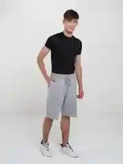 Серый шорты мужские, хлопковые