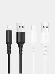 Кабель Type-C 3.0A, Lightning 2.4A, Micro USB 2.4A, быстрая зарядка 1 м Borofone BX47, 1 м