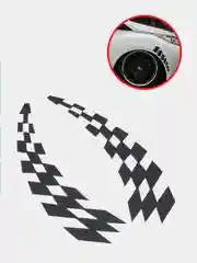 Белый комплект наклеек на авто "Sport"