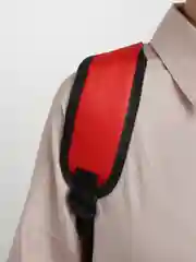 Красный школьный рюкзак