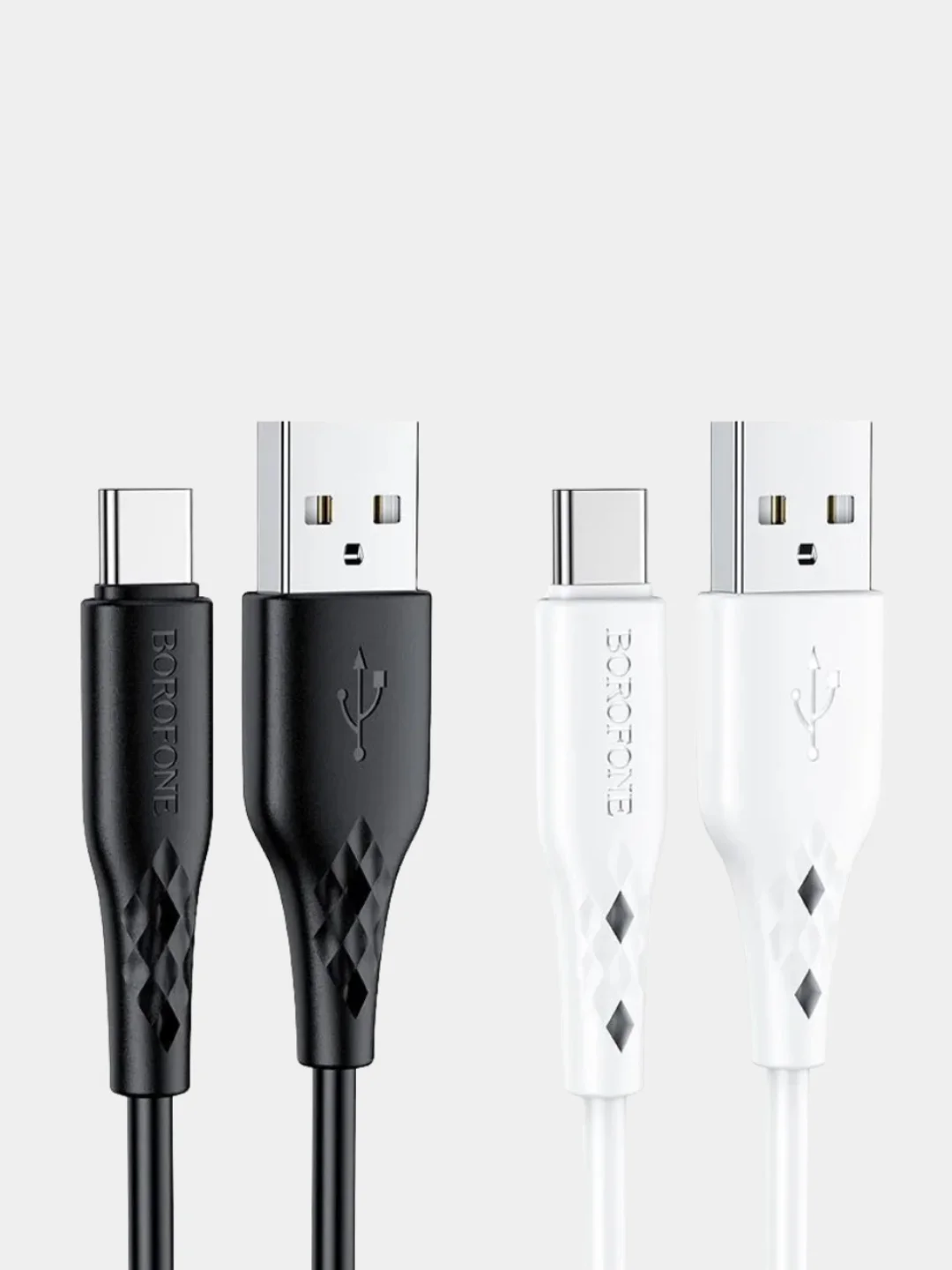 Кабель Type-C, MicroUSB зарядка для айфон Borofone BX48, для зарядки тэпси теэпси андройд