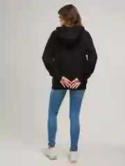 Угольный худи женское оверсайз, без начеса, свободное