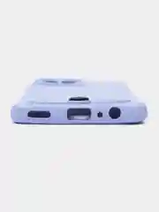 Лавандовый чехол Honor X8 4G, Хонор Х8 4Г силиконовый, с карманом для карты