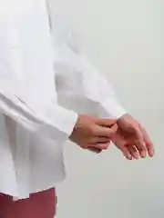 Белый рубашка женская оверсайз