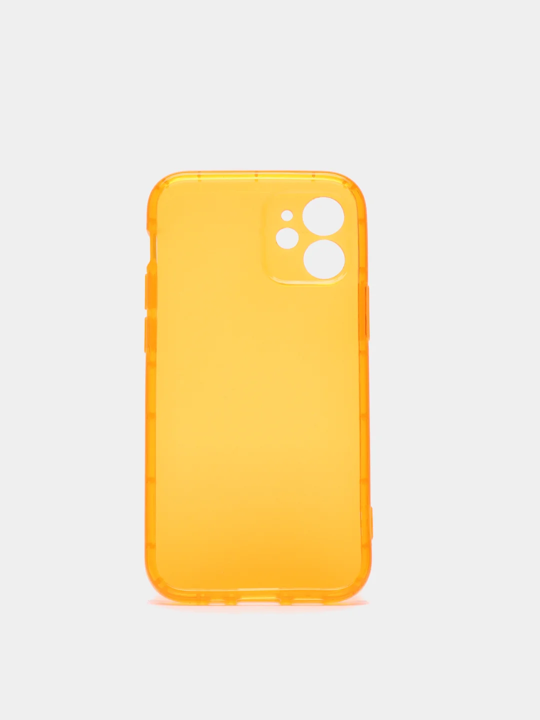 Оранжевый чехол на iPhone 13, 12, 11, 7, 8, SE 2020, Plus, X, XS, XR, Max, Pro, mini, прозрачный
