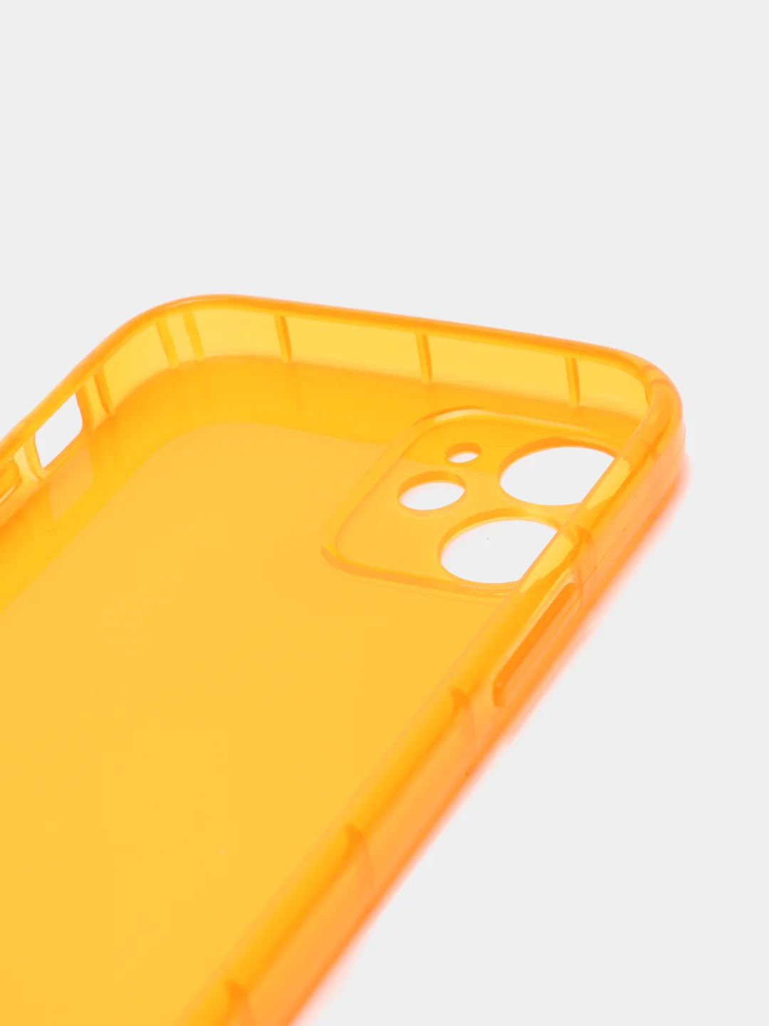 Оранжевый чехол на iPhone 13, 12, 11, 7, 8, SE 2020, Plus, X, XS, XR, Max, Pro, mini, прозрачный