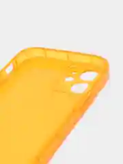 Оранжевый чехол на iPhone 13, 12, 11, 7, 8, SE 2020, Plus, X, XS, XR, Max, Pro, mini, прозрачный