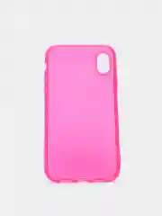 Розовый чехол на iPhone 13, 12, 11, 7, 8, SE 2020, Plus, X, XS, XR, Max, Pro, mini, прозрачный