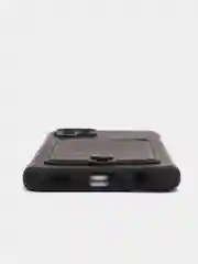 Черный чехол Samsung Galaxy A12 / M12, Самсунг Галакси А12 / М12 силиконовый с карманом для карты