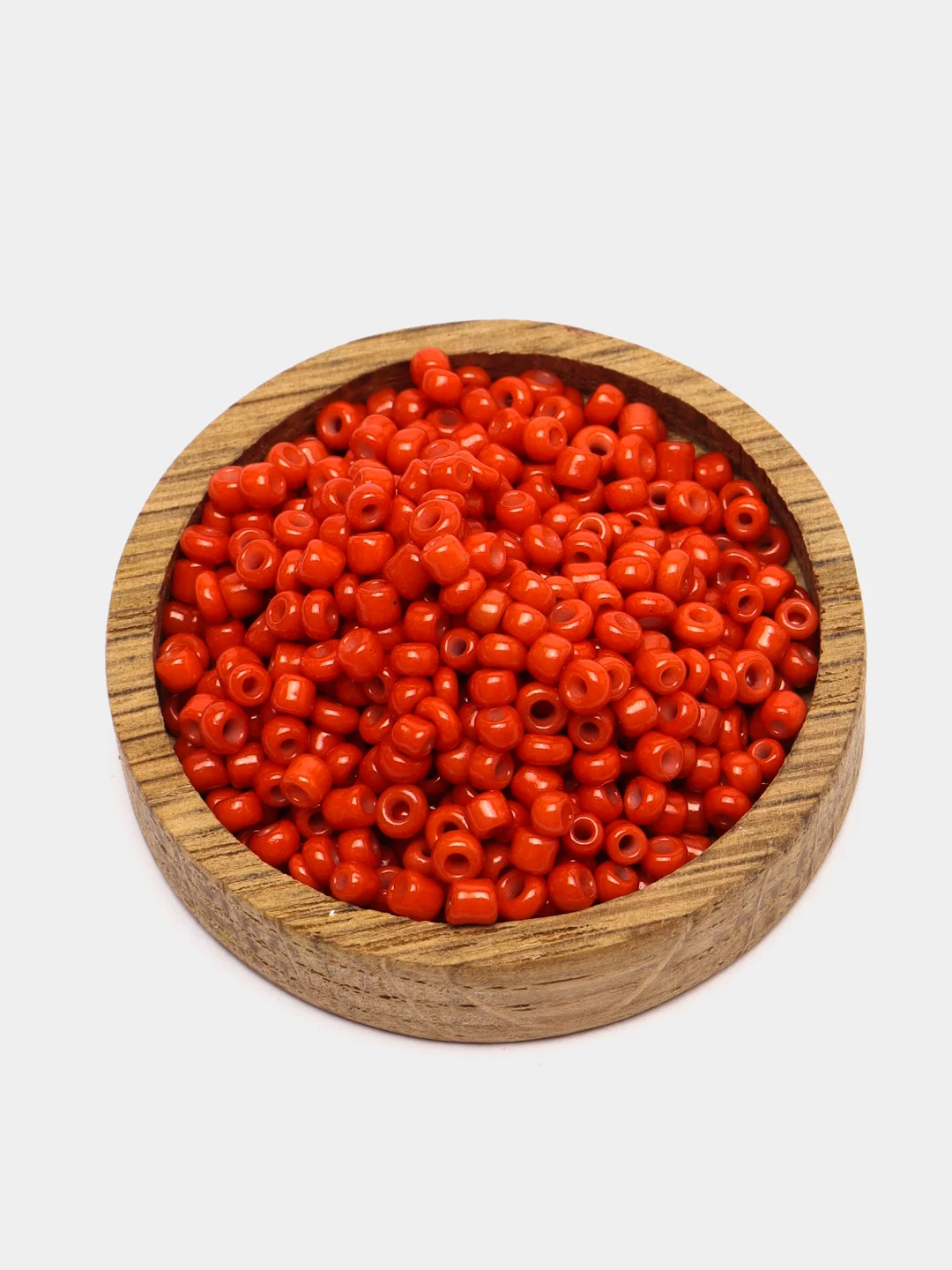 Коралловый бисер стеклянный, 10 г