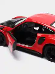 Красный металлическая машинка 1:36 Porsche 911 GT2 RS KT5408D