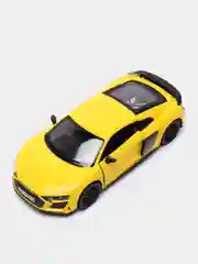 Желтый металлическая машинка 1:38 Audi R8 Coupe 2020 KT5422D