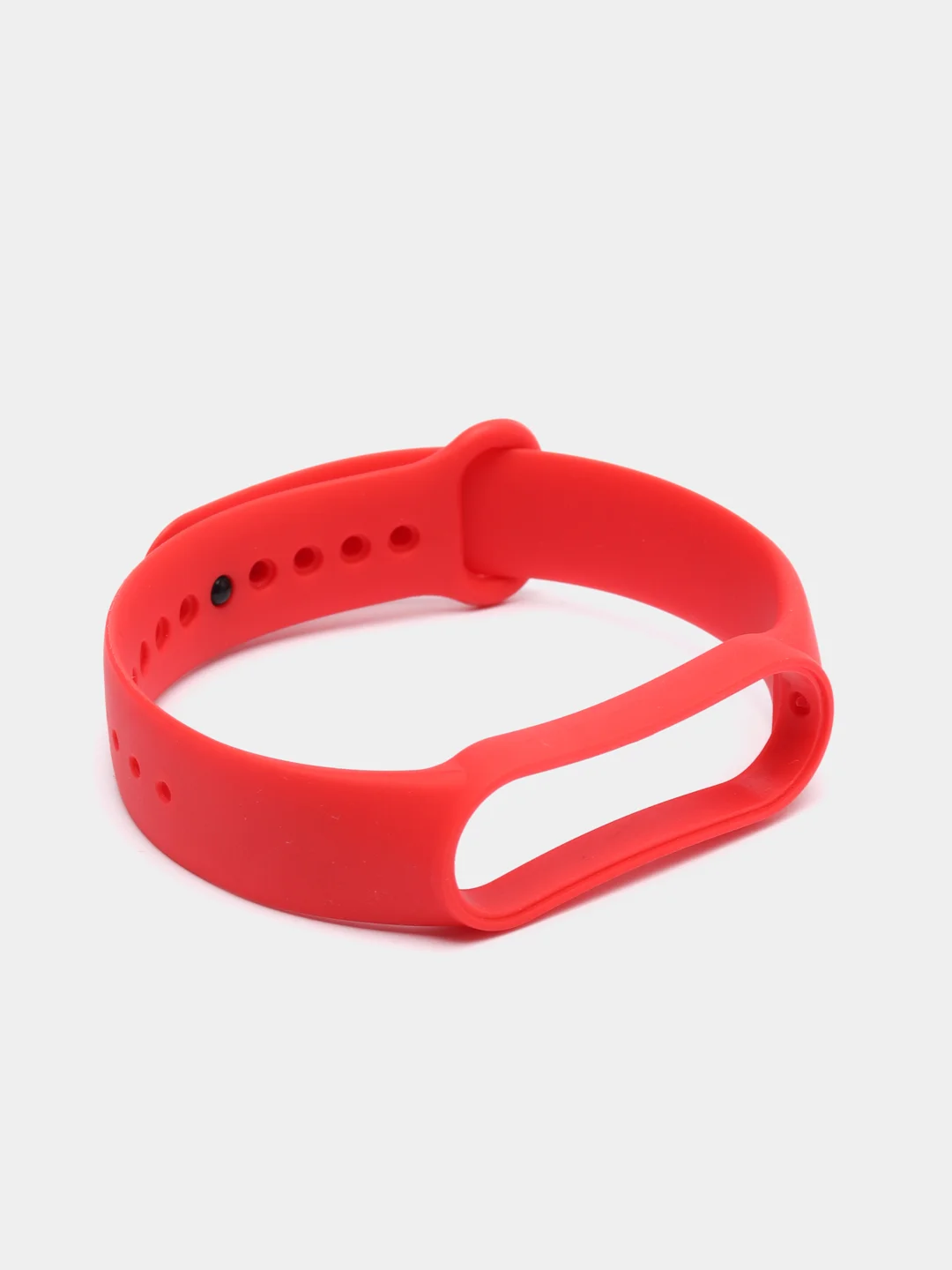 Красный силиконовый ремешок для Xiaomi Mi Band 5, Mi Band 6,