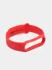 Красный силиконовый ремешок для Xiaomi Mi Band 5, Mi Band 6,