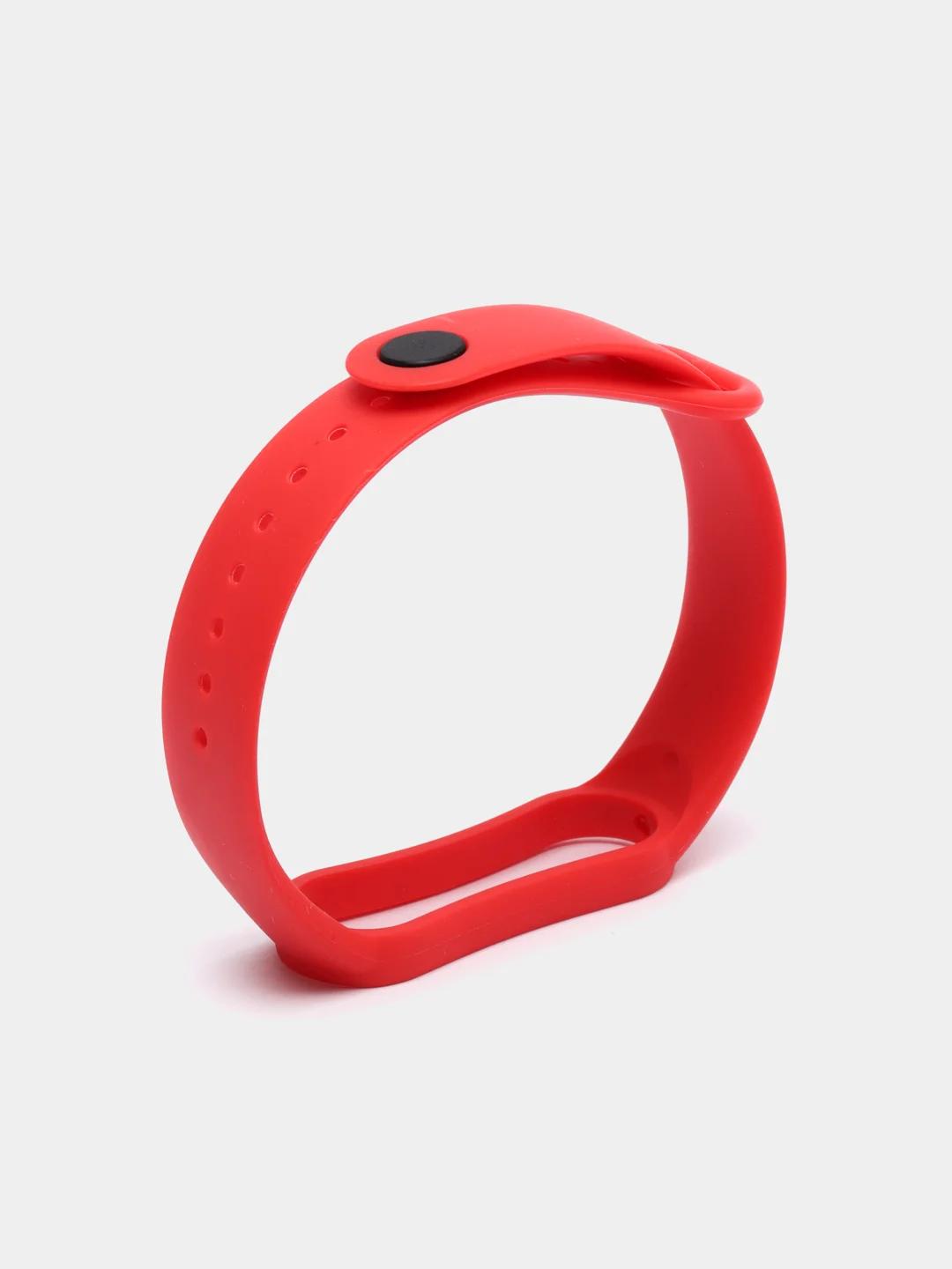 Красный силиконовый ремешок для Xiaomi Mi Band 5, Mi Band 6,