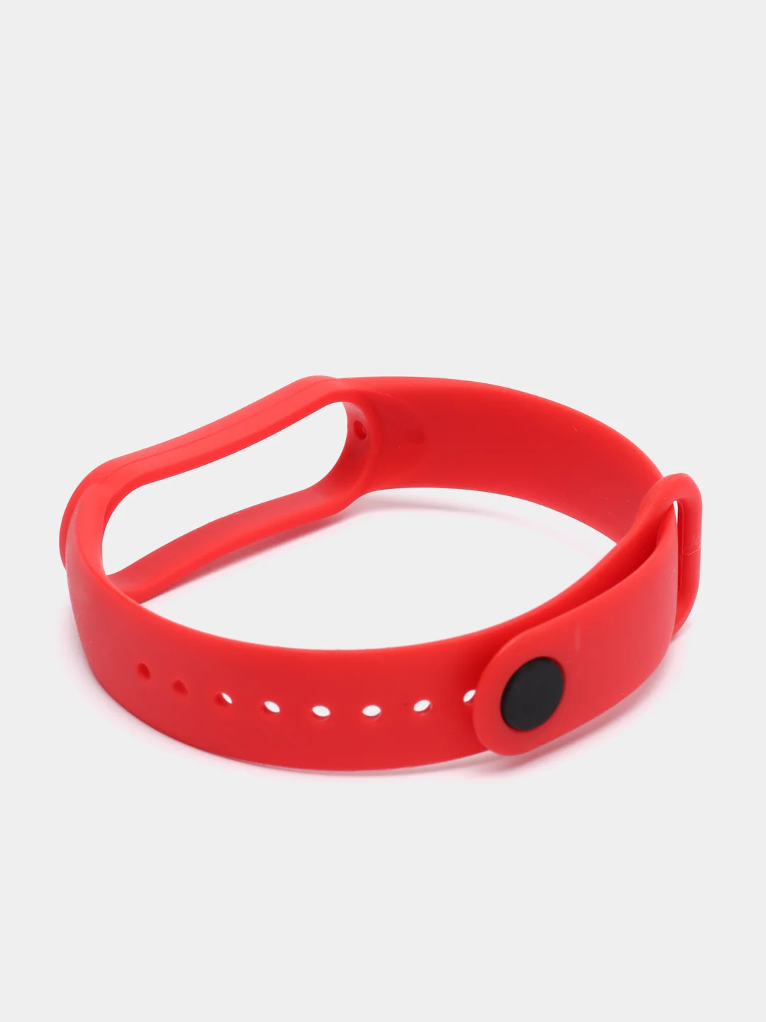 Красный силиконовый ремешок для Xiaomi Mi Band 5, Mi Band 6,