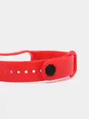 Красный силиконовый ремешок для Xiaomi Mi Band 5, Mi Band 6,