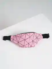 Розовый поясная сумка-бананка детская сумка на пояс