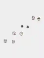Серебряный пирсинг для носа/пирсинг обманка/пирсинг на магните/Септум/циркуляр/без прокола/ для носа