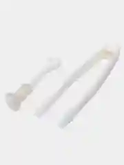 Черный контейнер - футляр для хранения контактных линз, с зеркалом