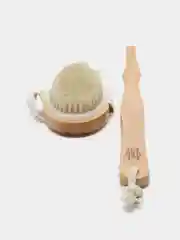 Щётка натуральная, с ручкой