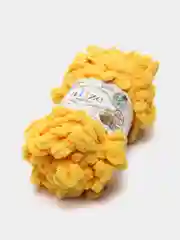 Желтый пряжа Alize Puffy 100% Микрополиэстер 100г 9м (Часть1)