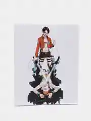 Красный тетрадь в клетку аниме Atack on Titans, 48 листов