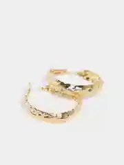 Серьги-кольца, диаметр 3.5 см