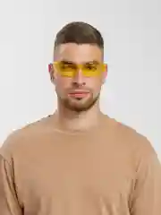 Защитные очки Зубр облегчённые, жёлтые