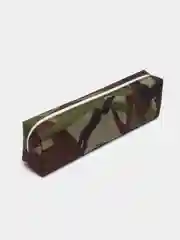 Зеленый пенал для школы, косметичка "Хакки"