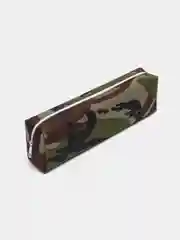 Зеленый пенал для школы, косметичка "Хакки"