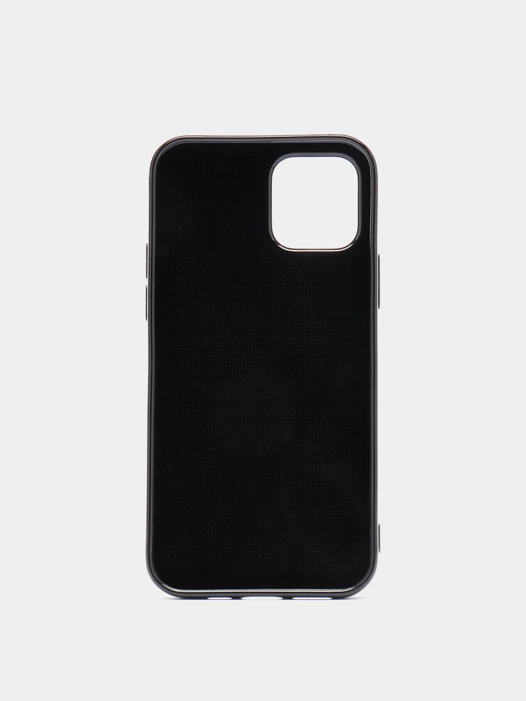 Чехол-накладка для iPhone 12/ 12 Pro, черный силикон