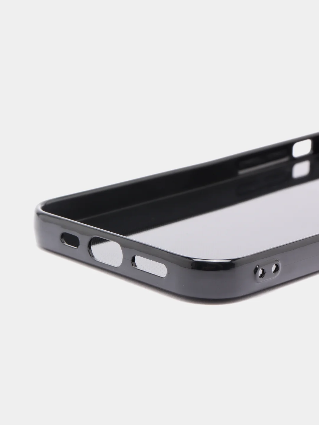 Чехол-накладка для iPhone 12/ 12 Pro, черный силикон