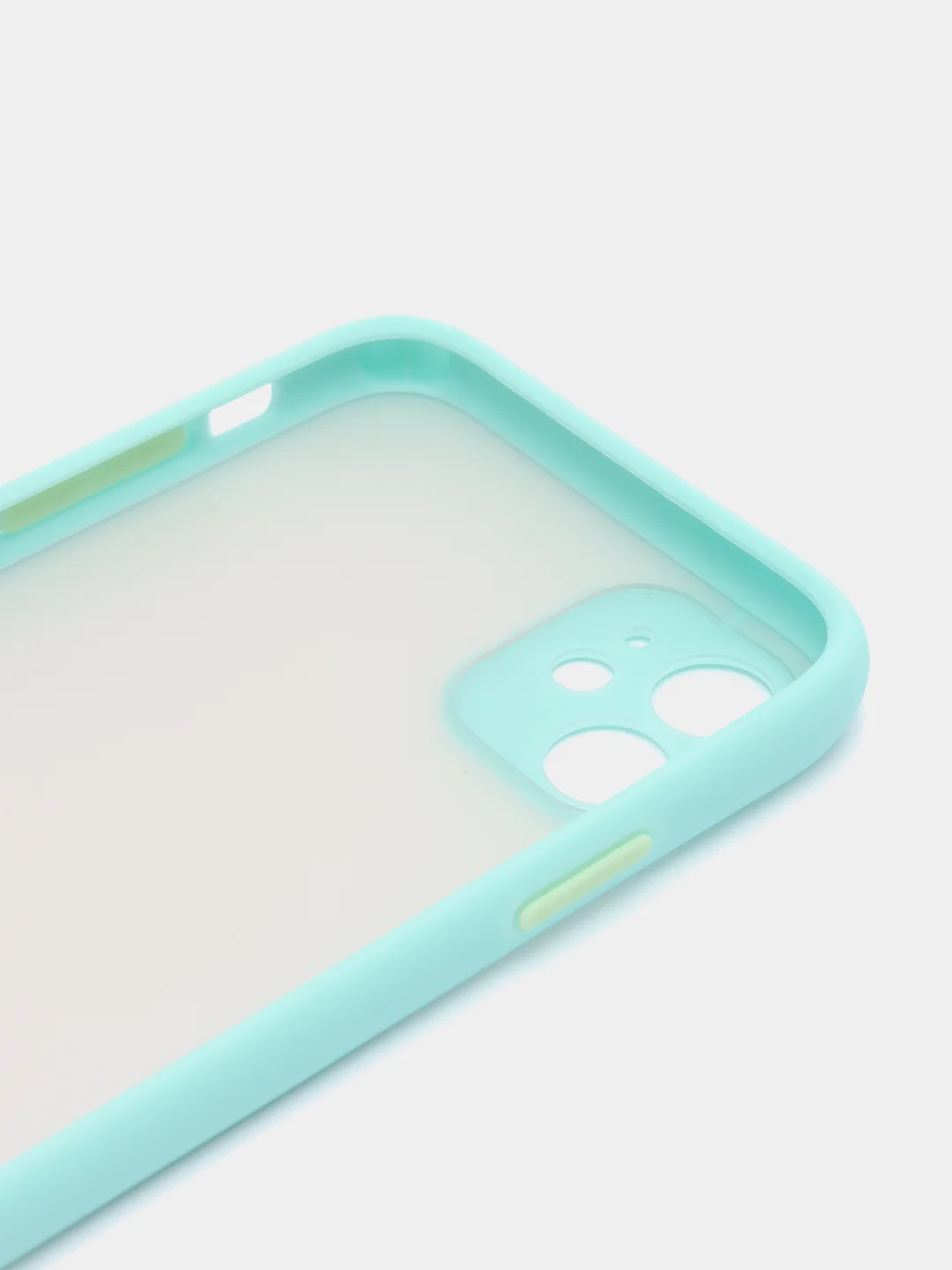 Голубой чехол для iPhone 11 противоударный