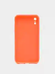 Чехол для iPhone XR, силиконовый, оранжевый