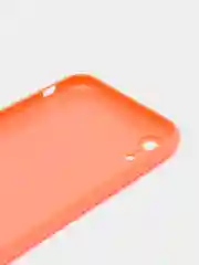 Чехол для iPhone XR, силиконовый, оранжевый