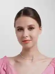 Белый цепочка на шею