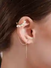 Серьги с зажимом у уха, сережки
