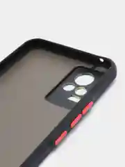Светло-жёлтый чехол с рисунком на Vivo V21e (Виво В21е)