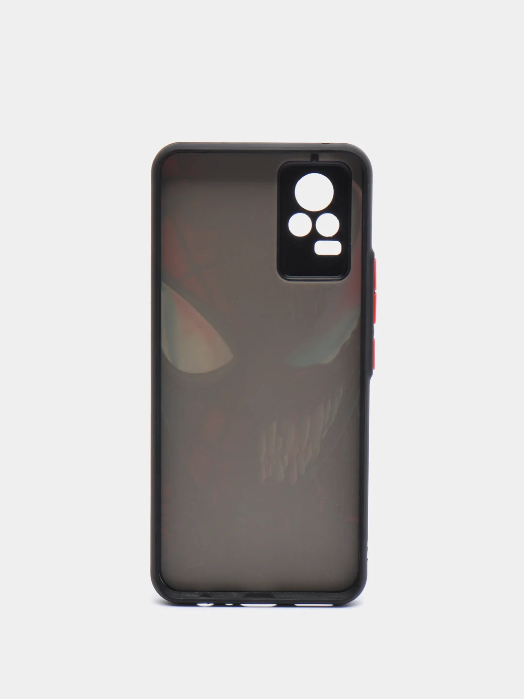 Черный чехол с рисунком на Vivo V21e (Виво В21е)