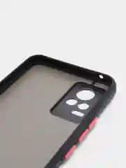 Черный чехол с рисунком на Vivo V21e (Виво В21е)