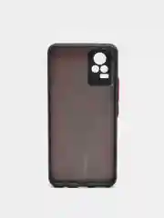 Розовый чехол с рисунком на Vivo V21e (Виво В21е)