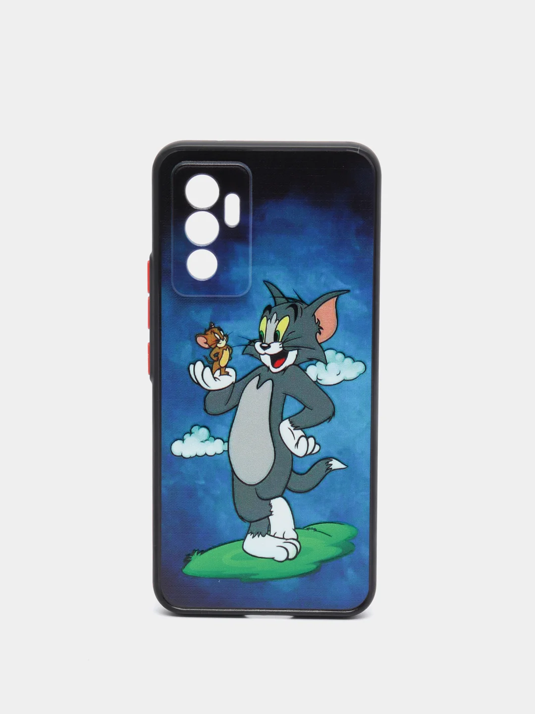 Синий чехол с рисунком на Vivo V23e (Виво В23е)