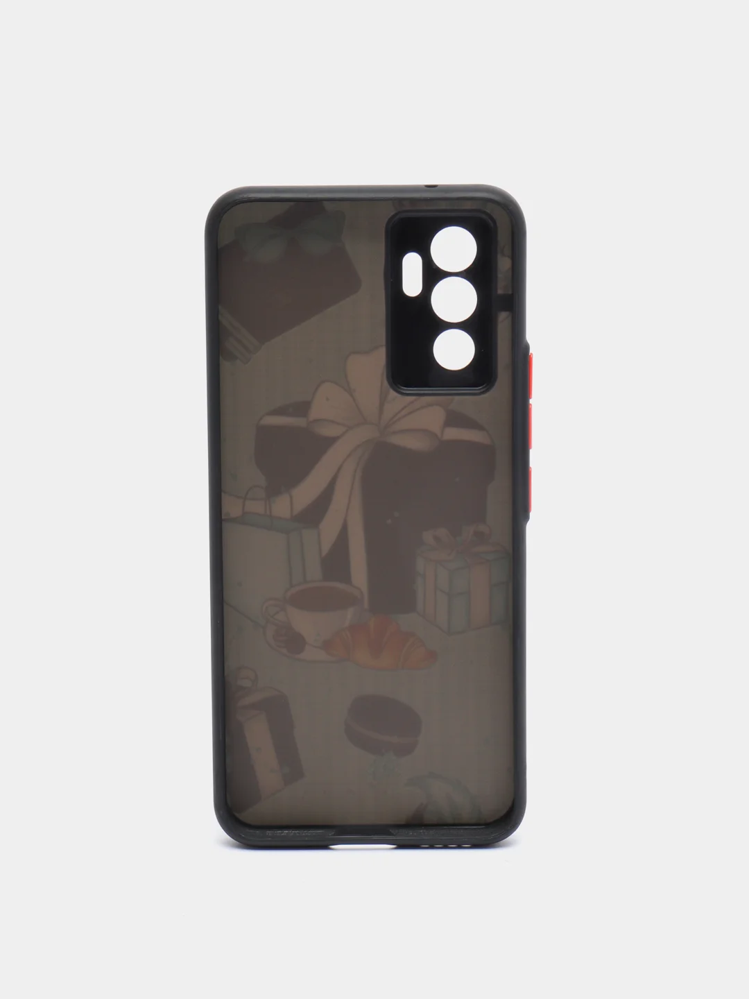 Бирюзовый чехол с рисунком на Vivo V23e (Виво В23е)