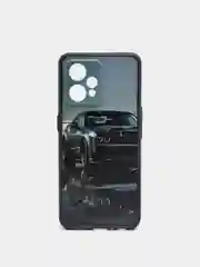 Серый чехол с рисунком для Realme 9 Pro+ (Plus)