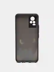 Угольный чехол с рисунком на Vivo V21e (Виво В21е)