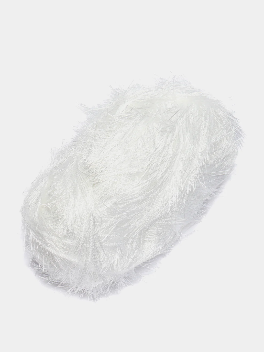 Белый пряжа травка YarnArt Samba, 150 м, 100 г, полиэстер